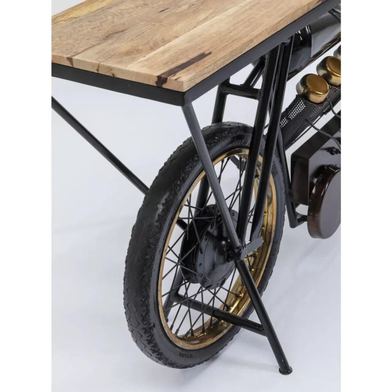 KARE Design Kommoden & Sideboards-Konsole Motorbike Schwarz
