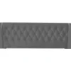 KARE Design Betten-Kopfteil Benito Moon Grau 160Cm