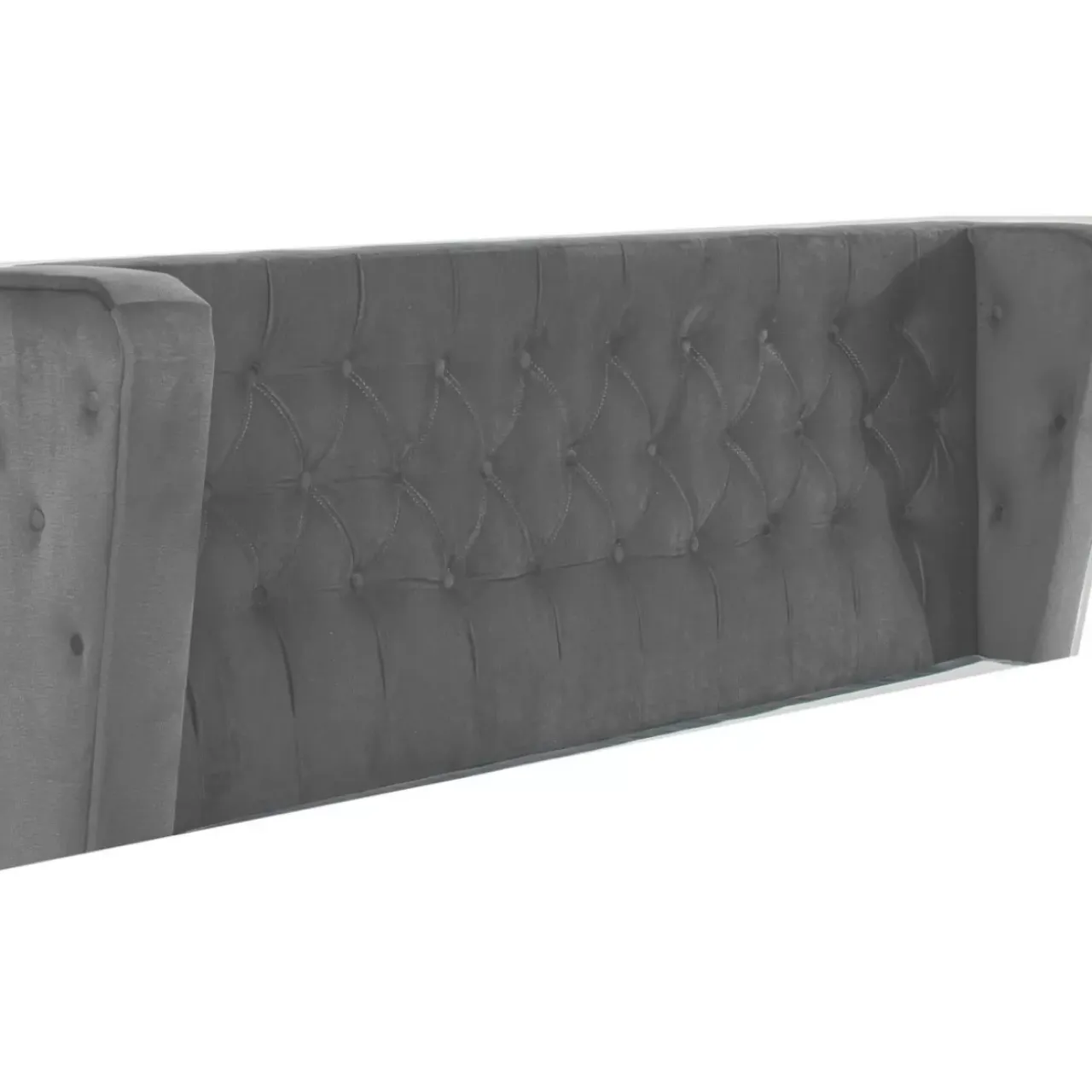KARE Design Betten-Kopfteil Benito Moon Grau 180Cm
