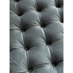KARE Design Sofas & Couches-Liege Bottone Velvet Grau