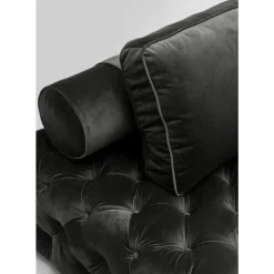 KARE Design Sofas & Couches-Liege Bottone Velvet Grau