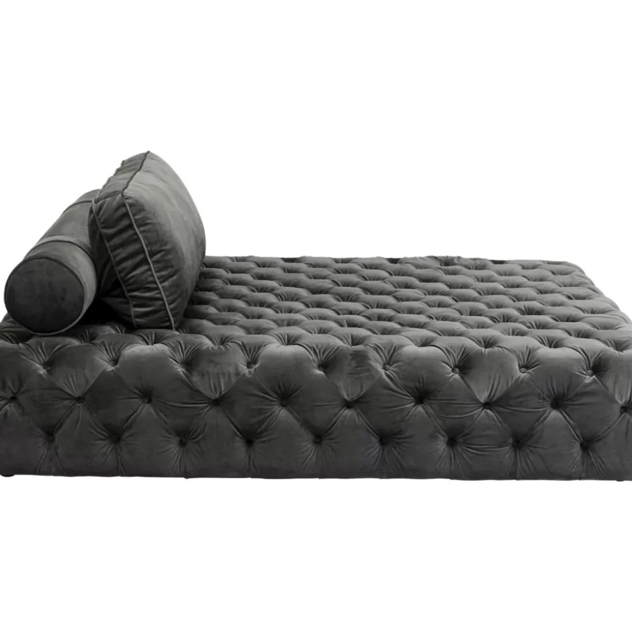 KARE Design Sofas & Couches-Liege Bottone Velvet Grau