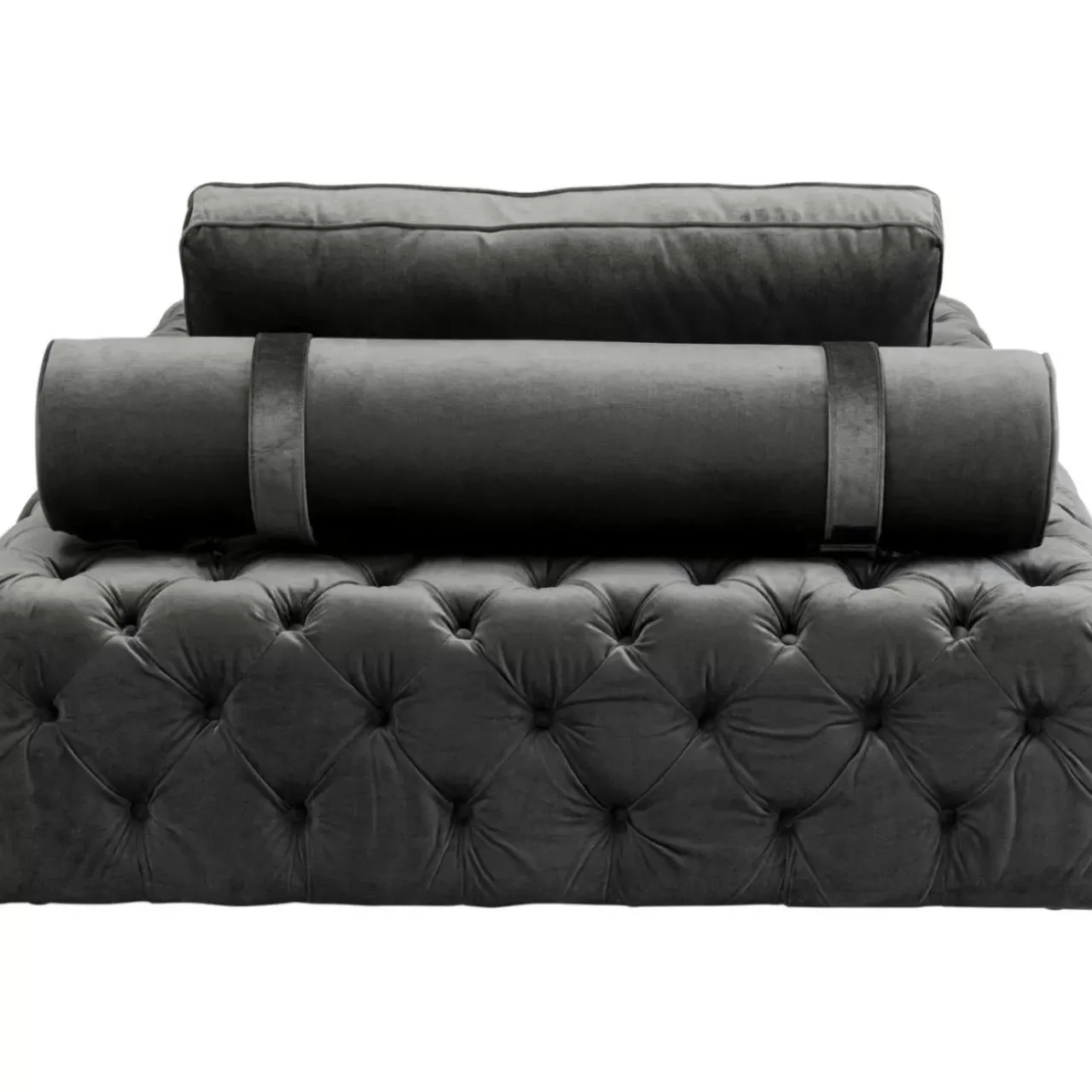 KARE Design Sofas & Couches-Liege Bottone Velvet Grau