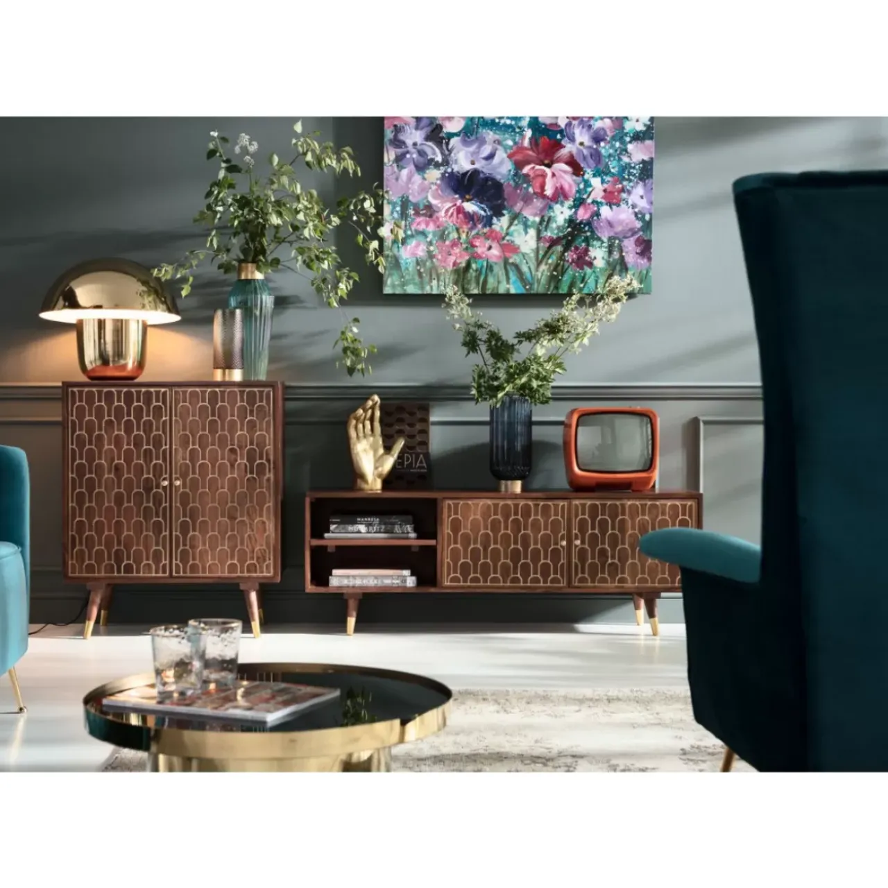 KARE Design Kommoden & Sideboards-Lowboard Muskat