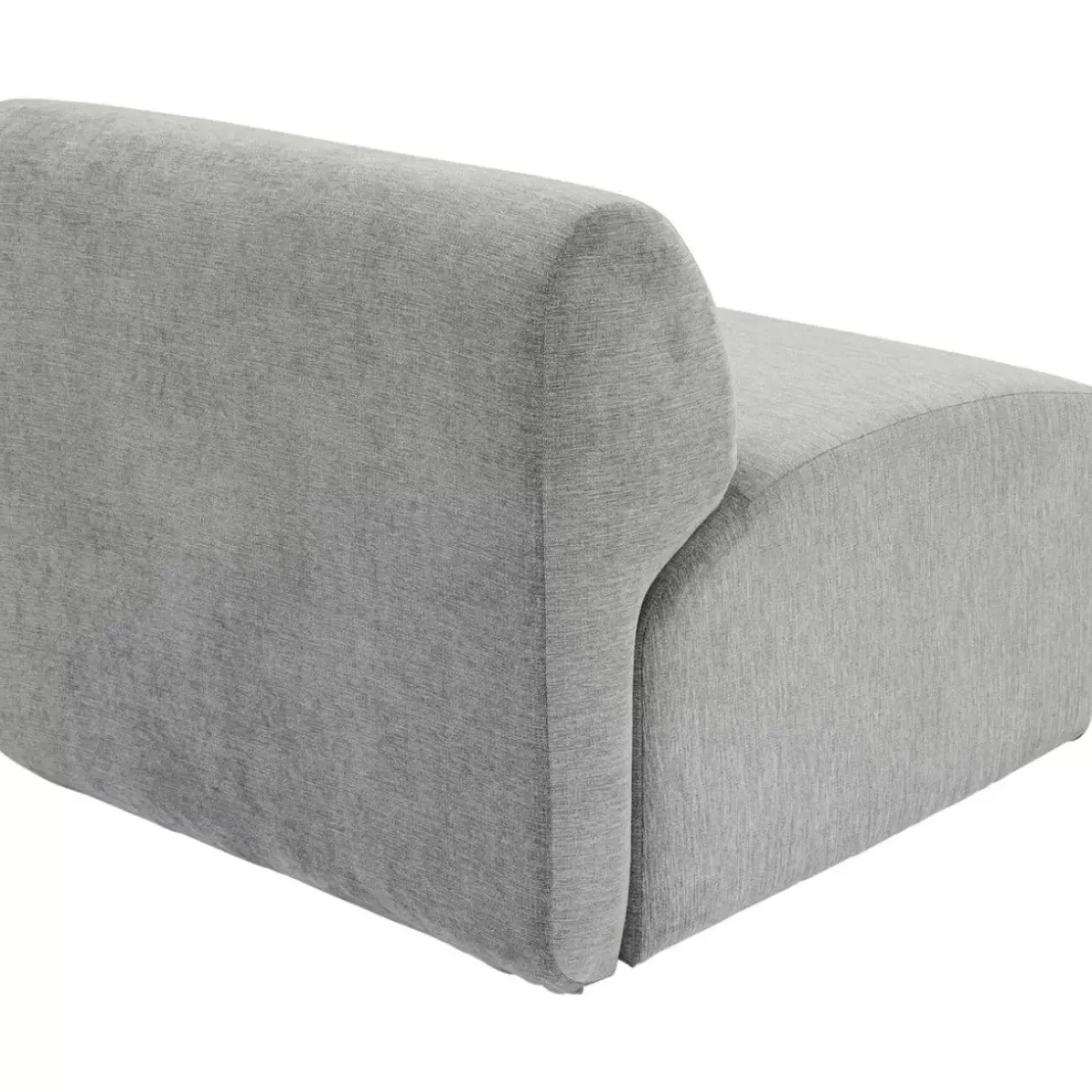 KARE Design Sofas & Couches-Lucca Mittelement Grau 76Cm