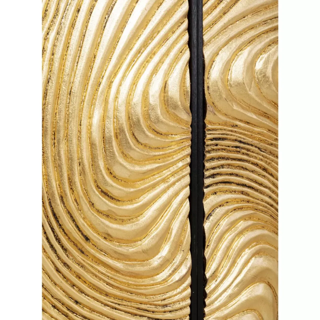 KARE Design Bilder-Objektbild Wave Gold (2/Set)