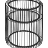 KARE Design Aufbewahrung & Ordnung-Pflanzenstander Wire Schwarz 44Cm