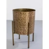 KARE Design Aufbewahrung & Ordnung-Pflanztopf Mynah Gold 42Cm