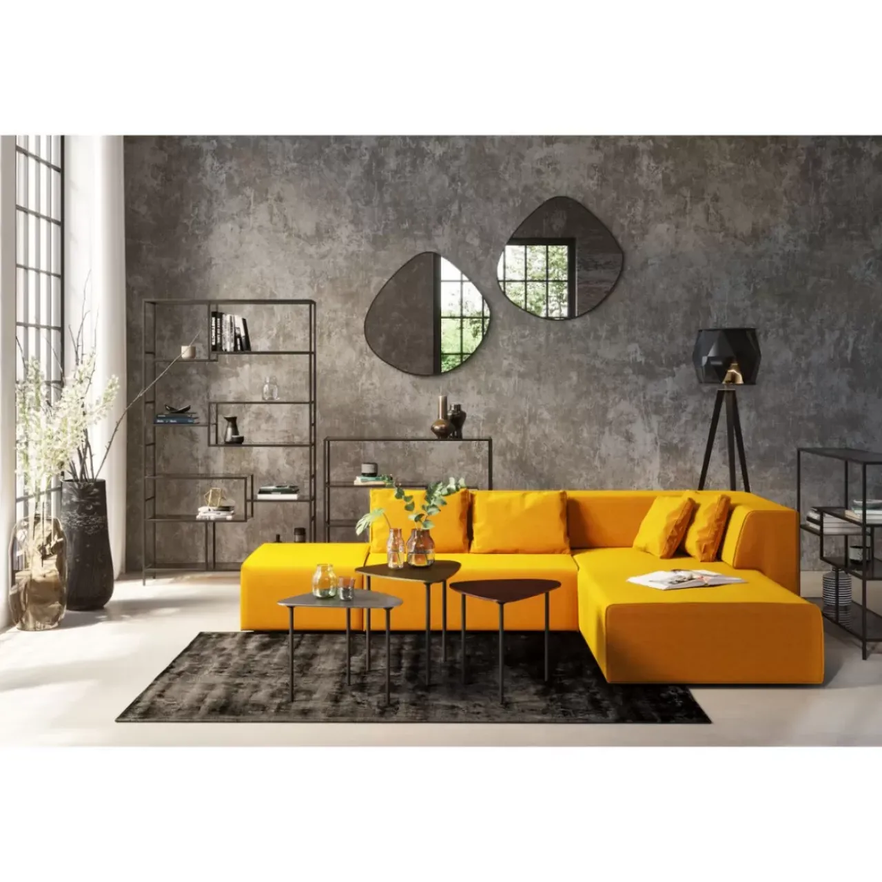 KARE Design Regale-Regal Loft Schwarz 195X115