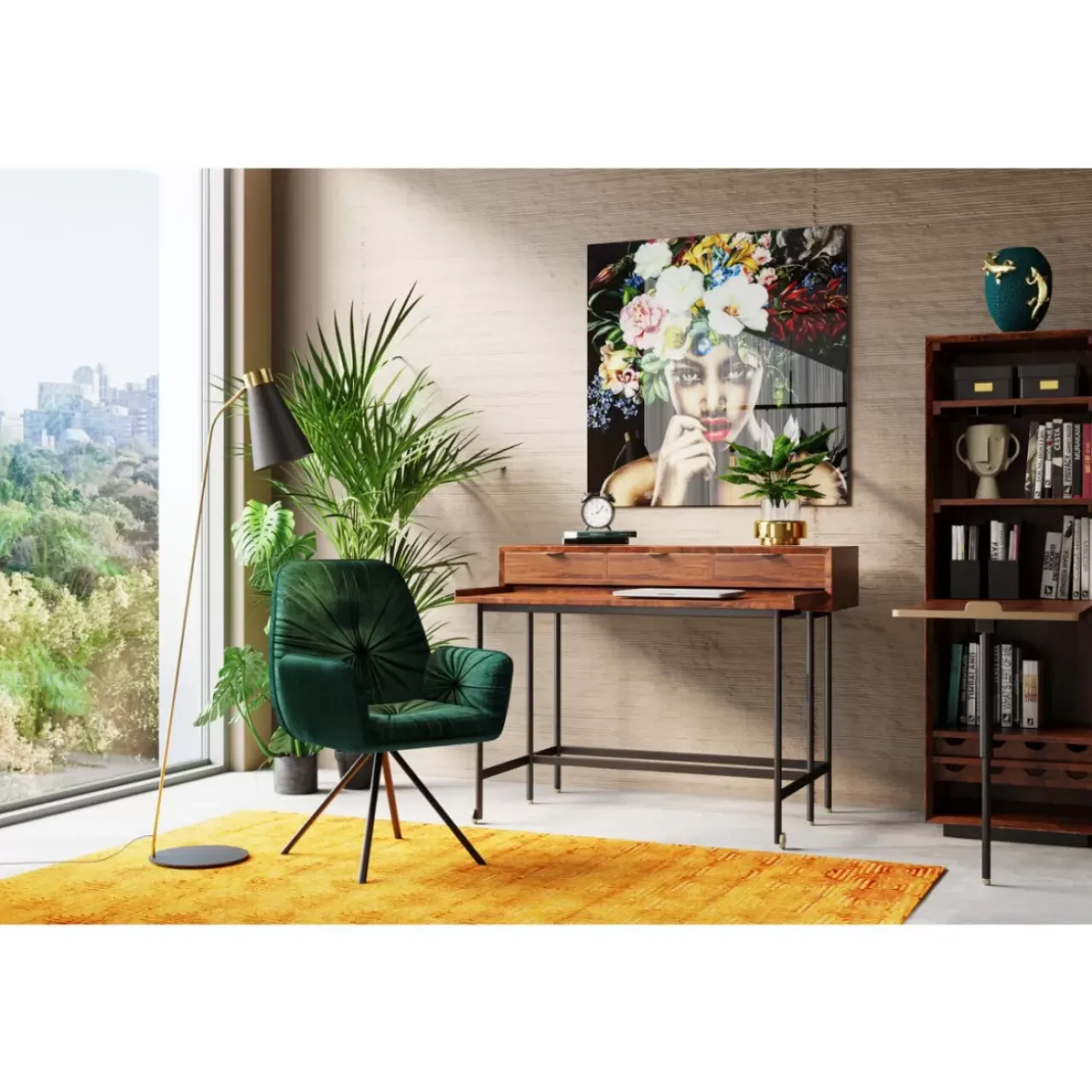 KARE Design Regale-Regal Mit Tisch Ravello 174X160