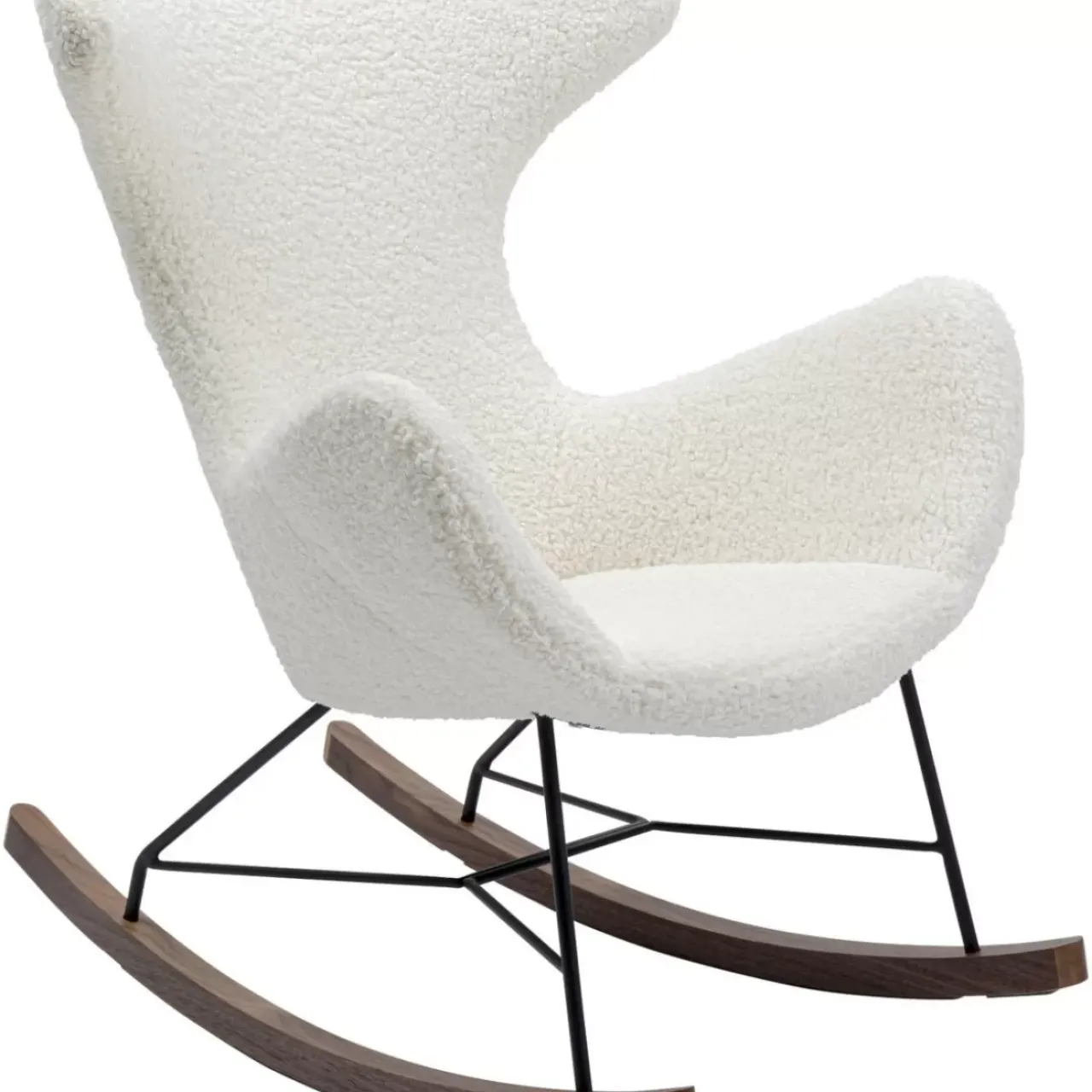 KARE Design Sessel-Schaukelsessel Balance Weiss