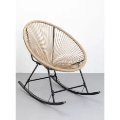 KARE Design Outdoormöbel-Schaukelstuhl Acapulco Natur