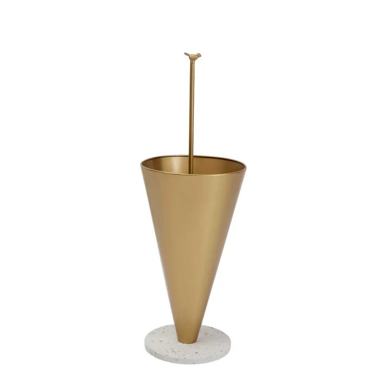 KARE Design Kleinmöbel & Sonstiges-Schirmstander Singing In The Rain Gold