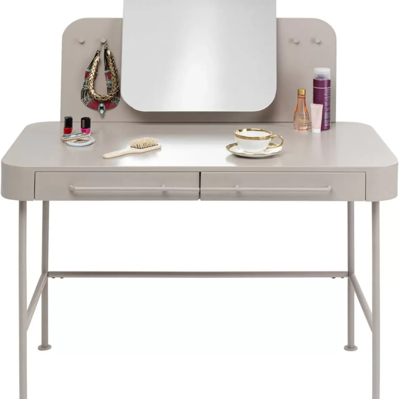 KARE Design Tische-Schminktisch Montieri Creme 125X53Cm