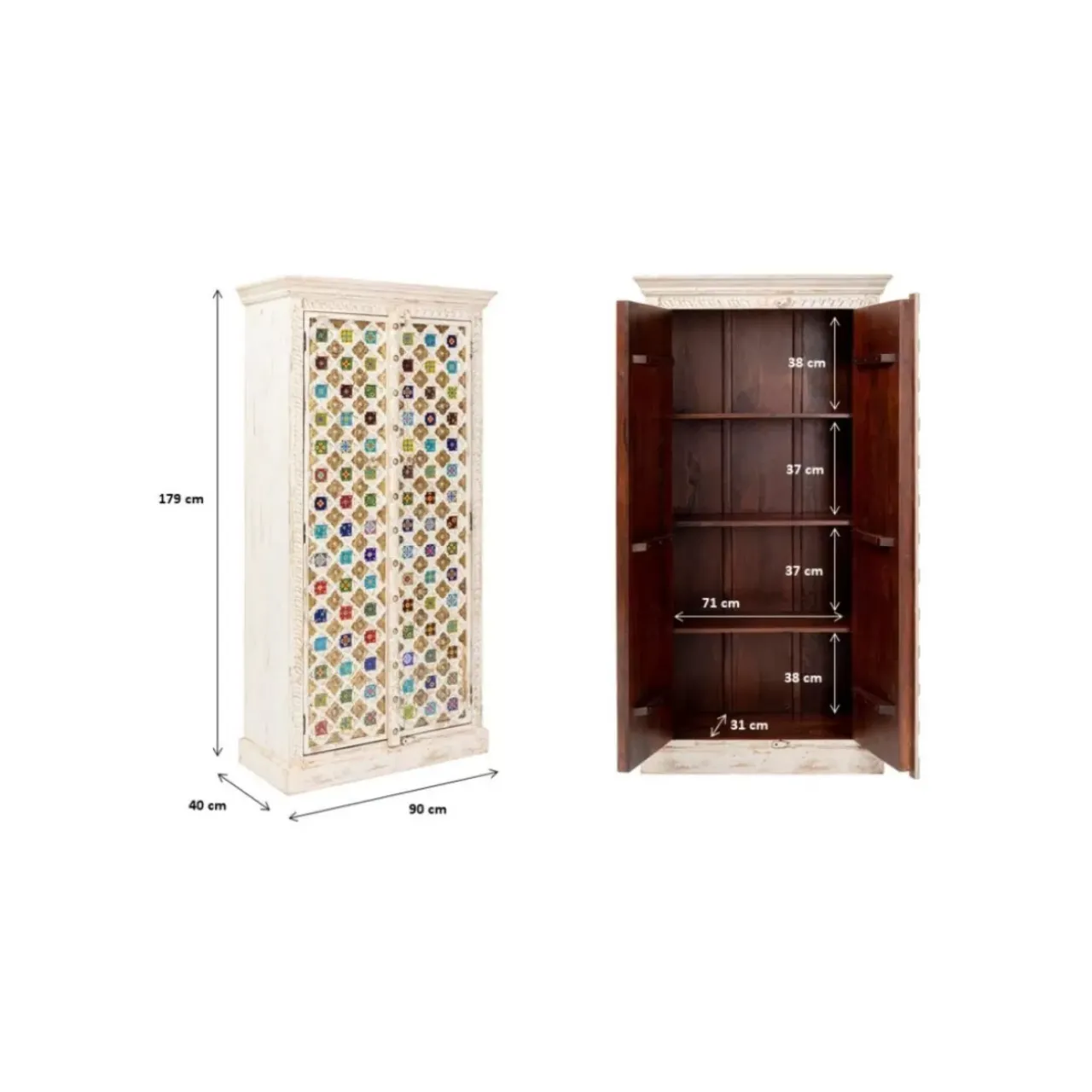 KARE Design Regale-Schrank Bazar 90