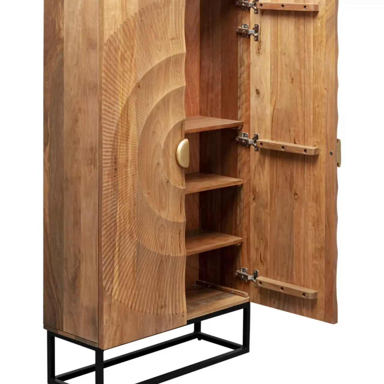KARE Design Regale-Schrank Madeira Hell 76X140Cm