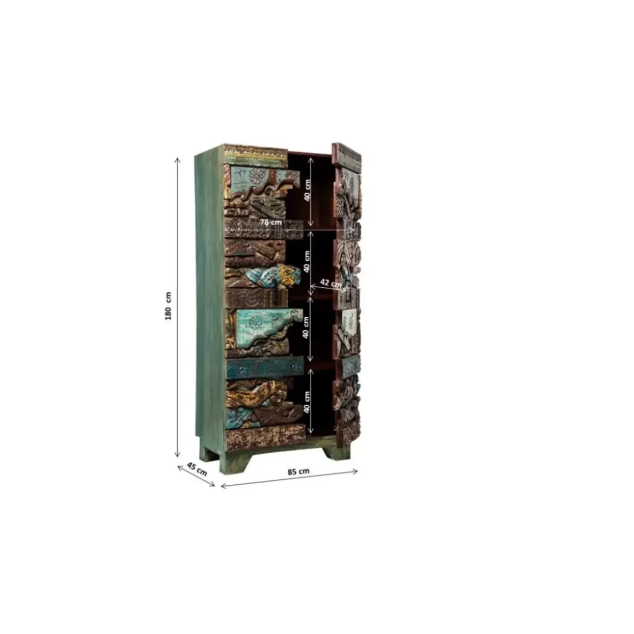KARE Design Regale-Schrank Shanti Surprise Puzzle 2Trg.