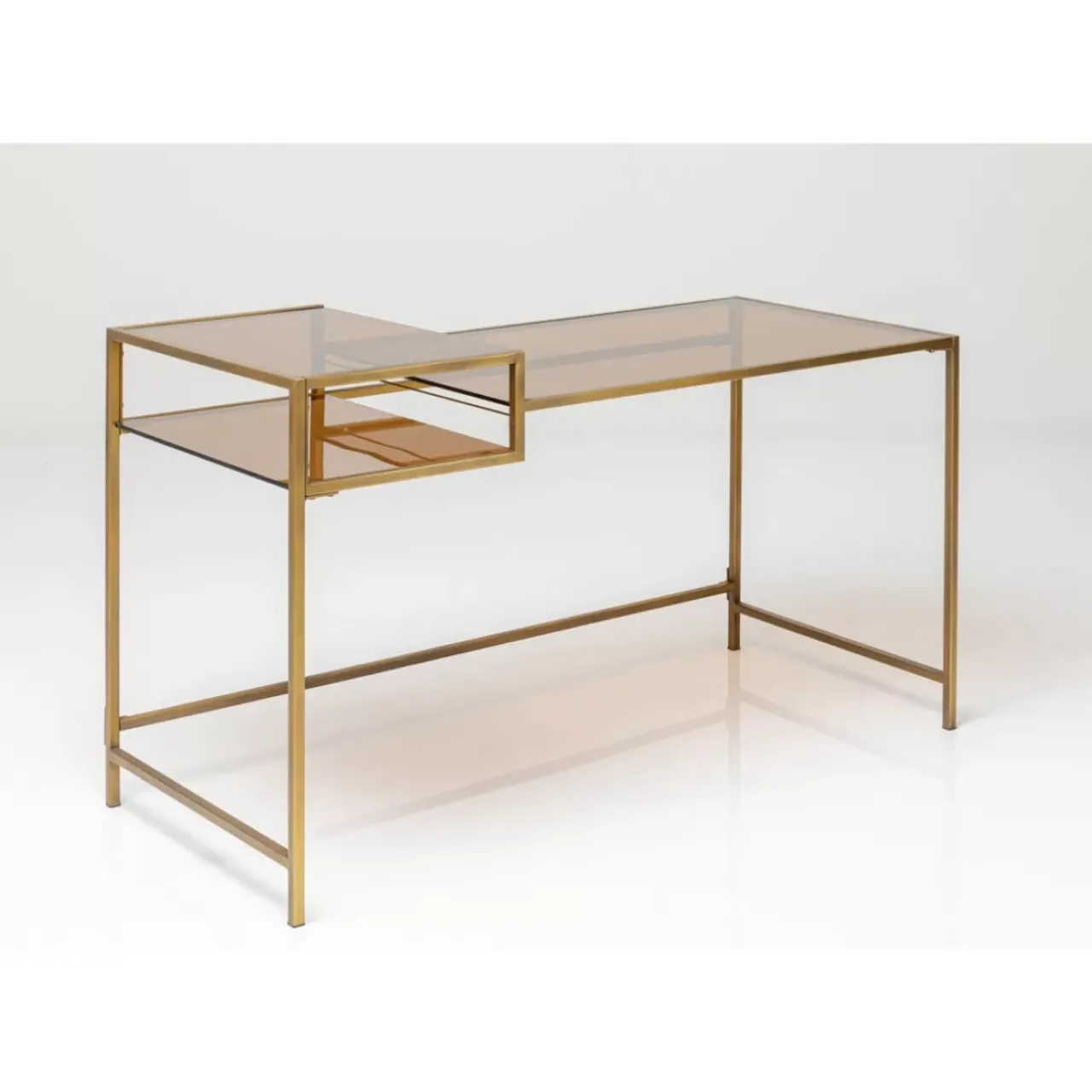 KARE Design Tische-Schreibtisch Loft Gold 134X60Cm