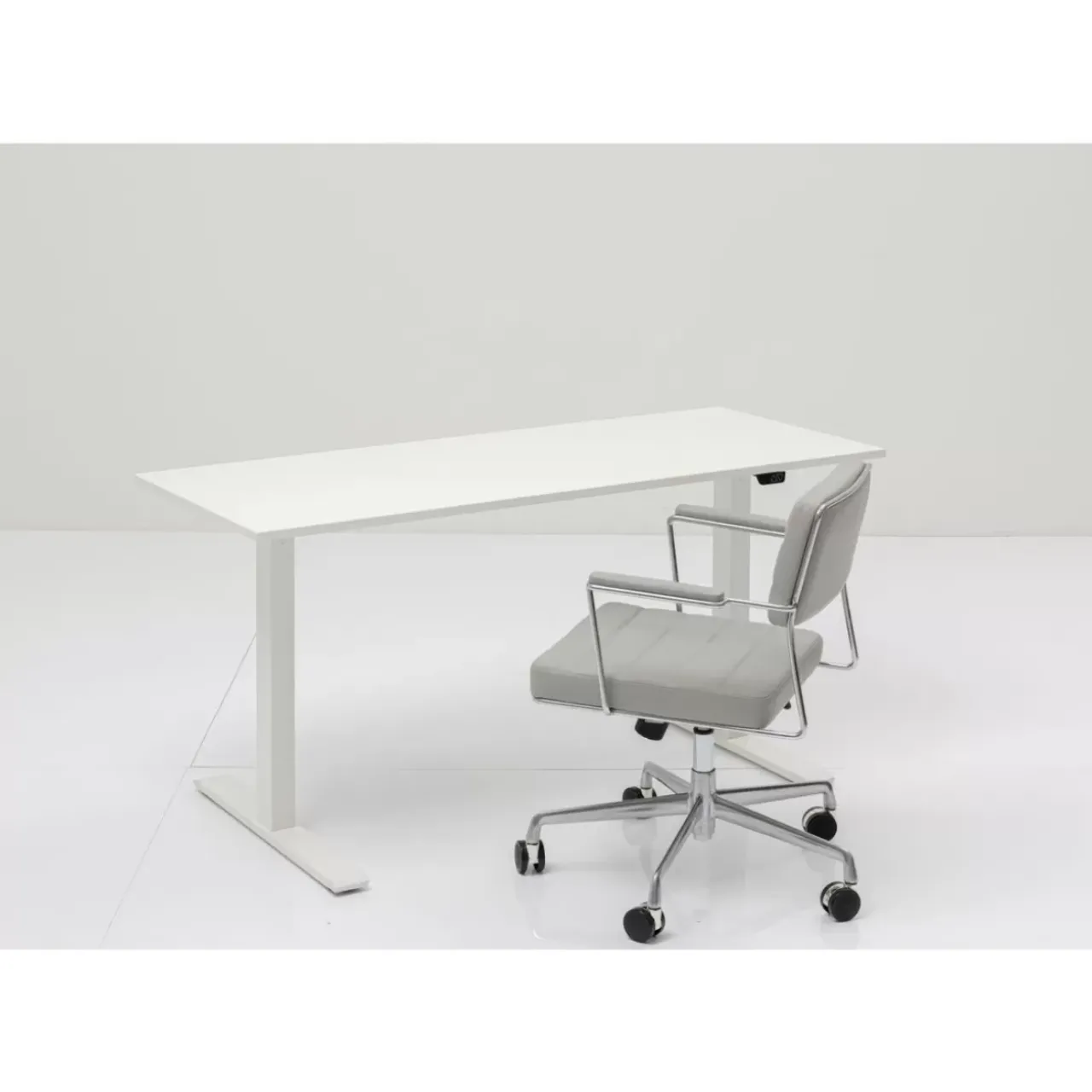 KARE Design Tische-Schreibtisch Office Smart Weiss Weiss 160X80