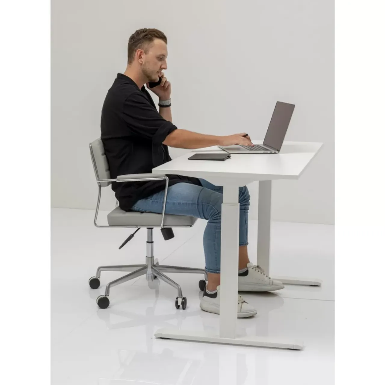 KARE Design Tische-Schreibtisch Office Smart Weiss Weiss 160X80