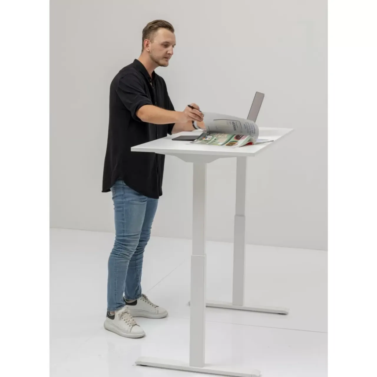 KARE Design Tische-Schreibtisch Office Smart Weiss Weiss 160X80