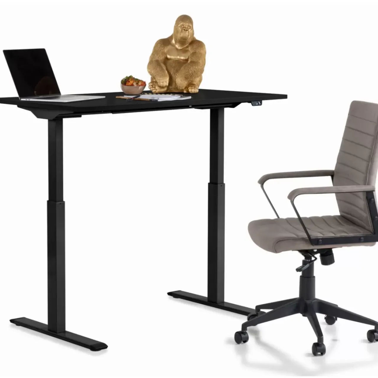 KARE Design Tische-Schreibtisch Office Smart Schwarz Schwarz 120X70