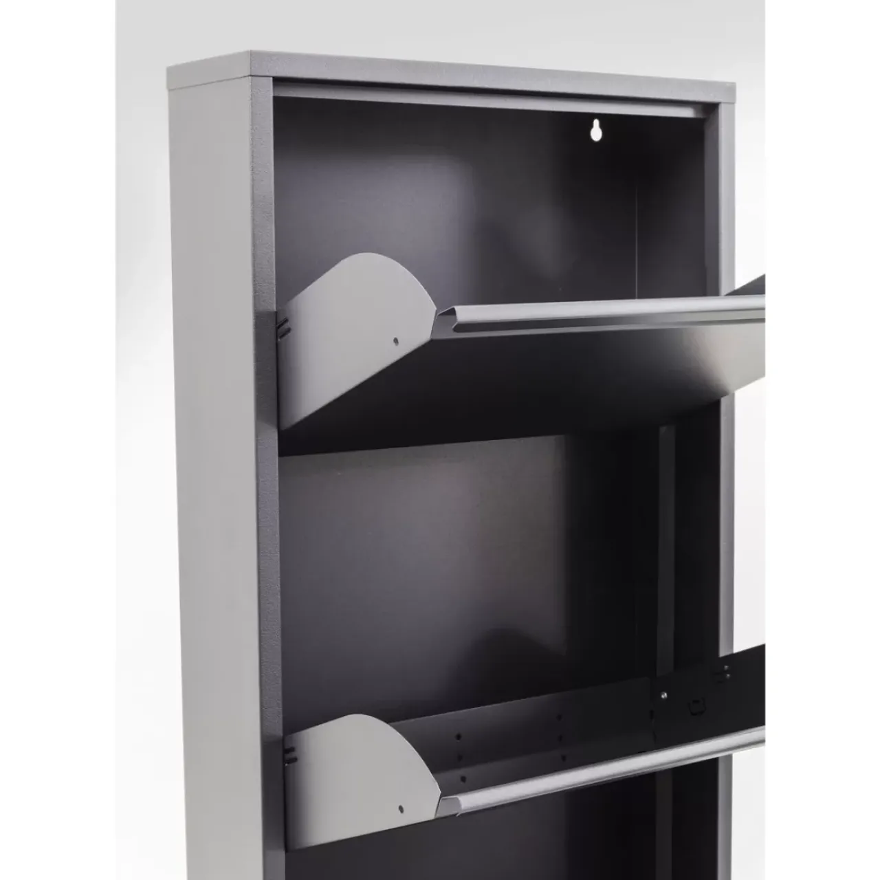 KARE Design Kleinmöbel & Sonstiges-Schuhkipper Caruso 5-Er Anthrazit (Mo)