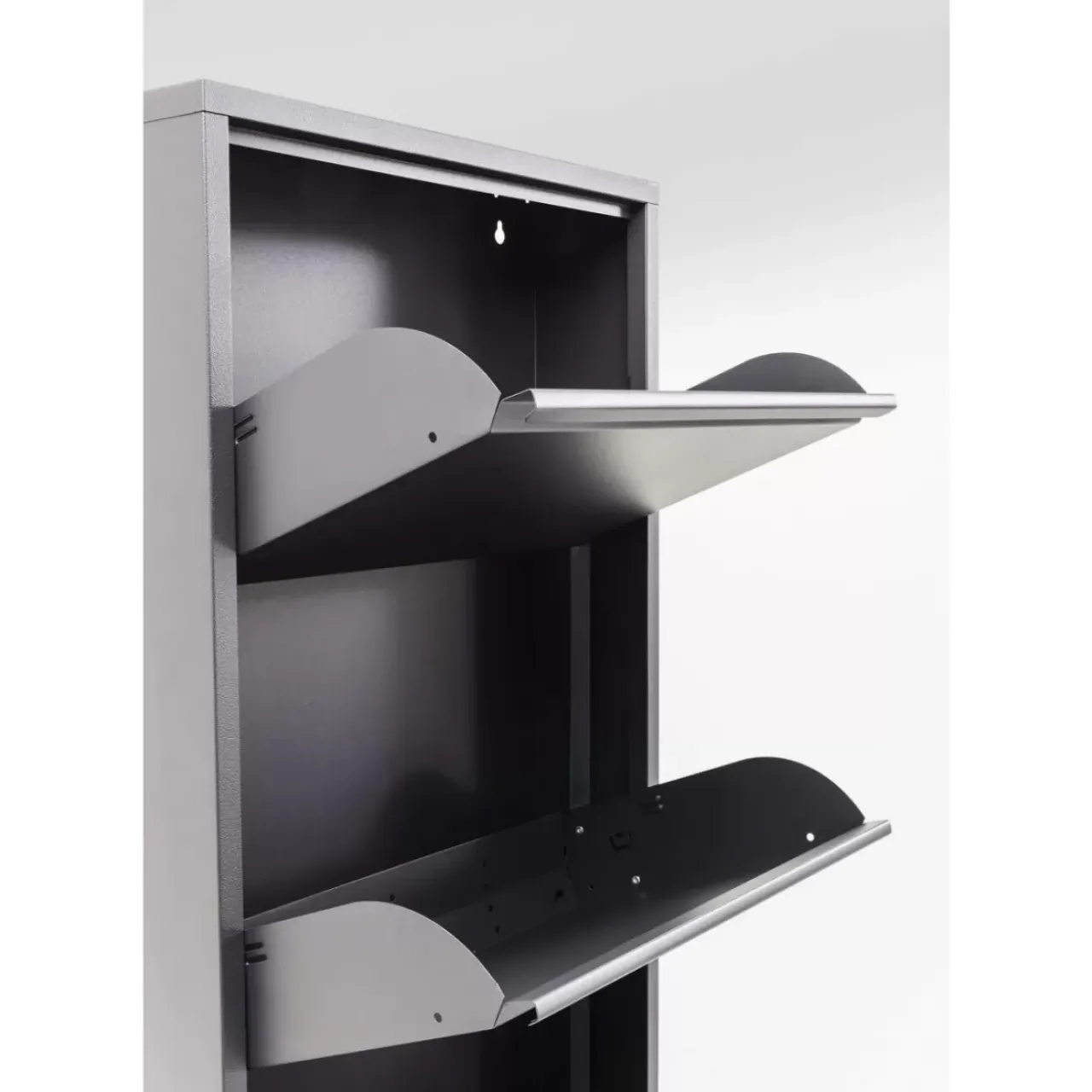 KARE Design Kleinmöbel & Sonstiges-Schuhkipper Caruso 5-Er Anthrazit (Mo)