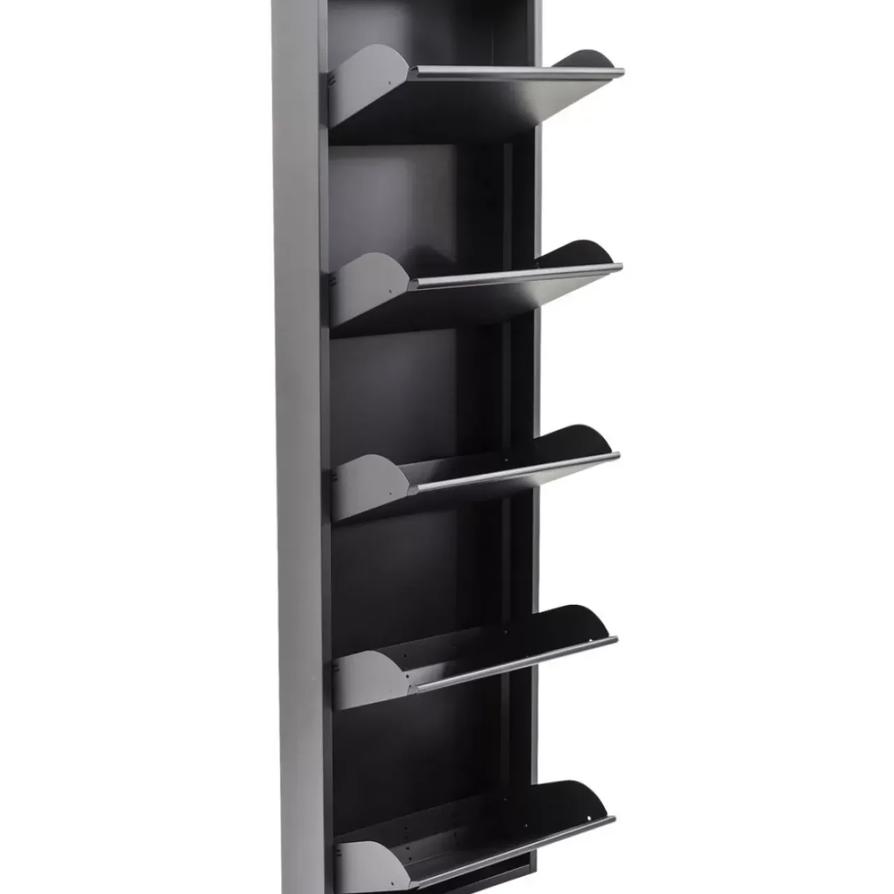 KARE Design Kleinmöbel & Sonstiges-Schuhkipper Caruso 5-Er Anthrazit (Mo)