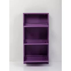 KARE Design Kleinmöbel & Sonstiges-Schuhkipper Caruso 3-Er Violet