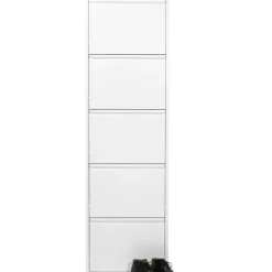 KARE Design Kleinmöbel & Sonstiges-Schuhkipper Caruso 5-Er Weiss
