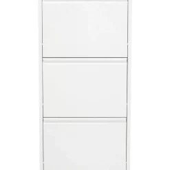 KARE Design Kleinmöbel & Sonstiges-Schuhkipper Caruso 3-Er Weiss (Mo)