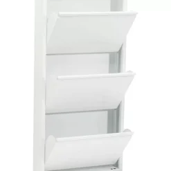 KARE Design Kleinmöbel & Sonstiges-Schuhkipper Caruso 3-Er Weiss (Mo)