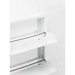 KARE Design Kleinmöbel & Sonstiges-Schuhkipper Caruso 3-Er Weiss