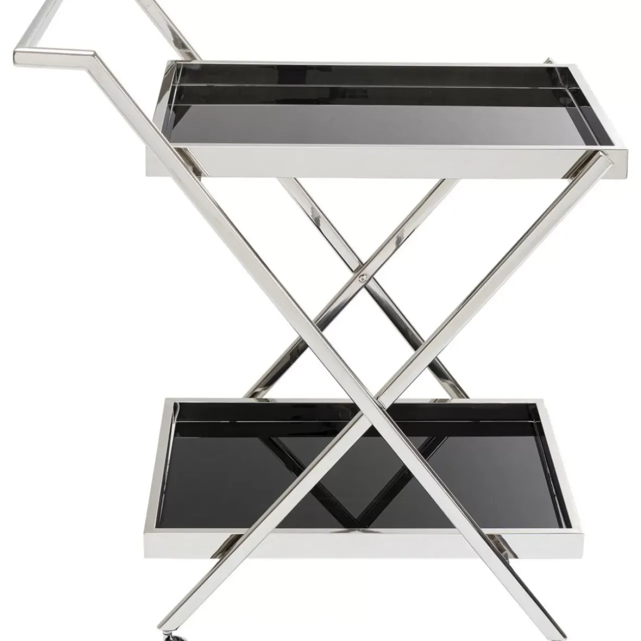 KARE Design Tische-Servierwagen Casino Silber