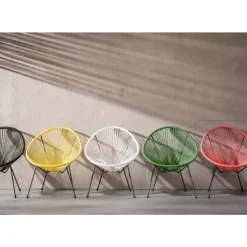 KARE Design Outdoormöbel-Sessel Acapulco Gelb
