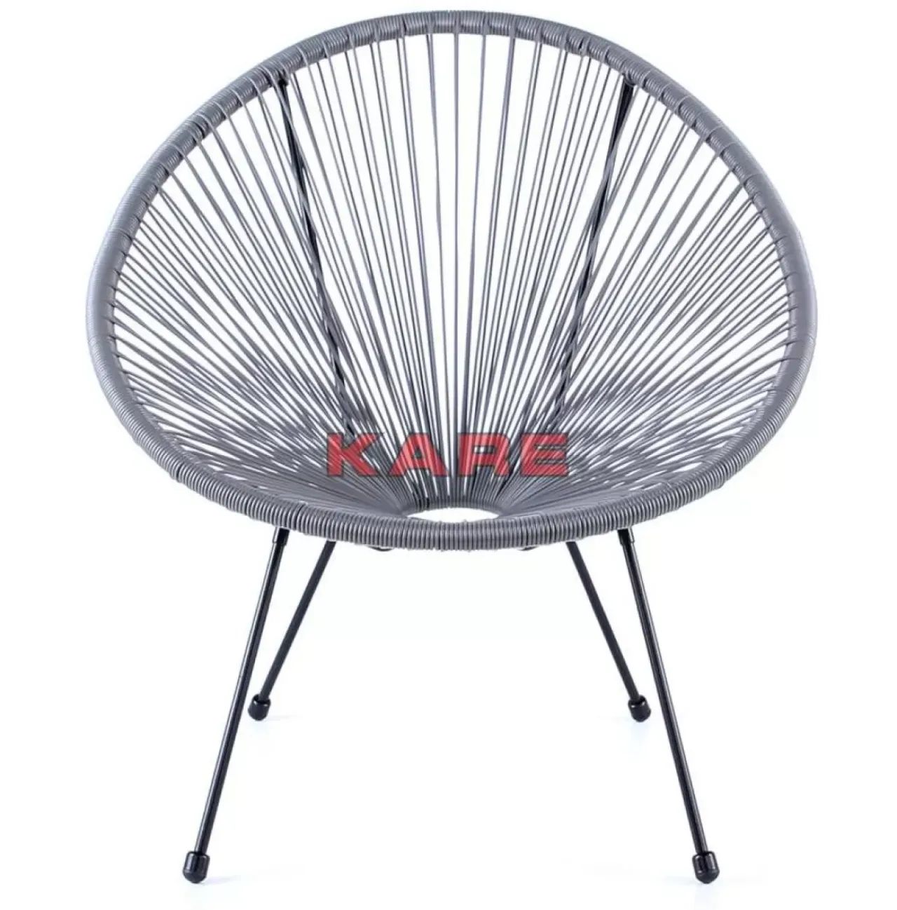 KARE Design Outdoormöbel-Sessel Acapulco Grau