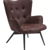 KARE Design Sessel-Sessel Angels Wings Black Brown Eco