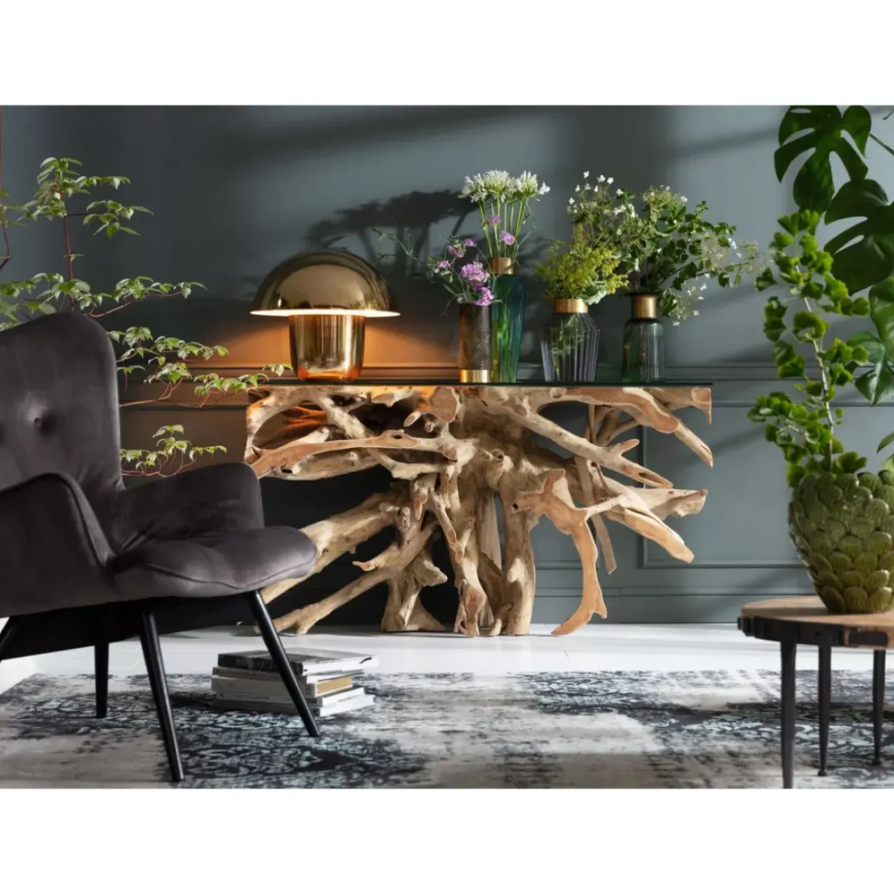 KARE Design Sessel-Sessel Angels Wings Black Brown Eco