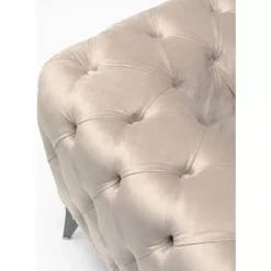 KARE Design Sessel-Sessel Bellissima Velvet Beige 120Cm