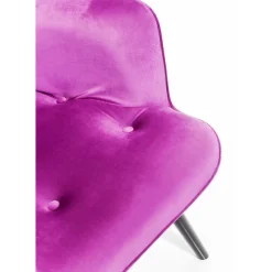 KARE Design Sessel-Sessel Black Vicky Velvet Purple