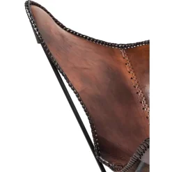 KARE Design Sessel-Sessel Butterfly Brown Econo