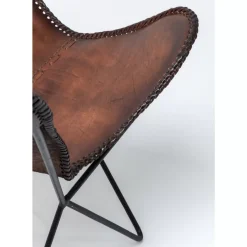 KARE Design Sessel-Sessel Butterfly Brown Econo