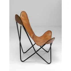 KARE Design Sessel-Sessel California Leder Braun