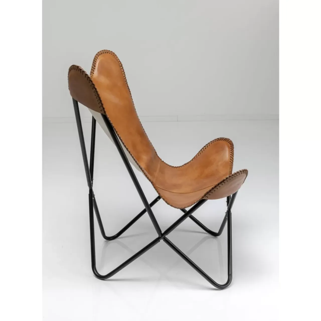 KARE Design Sessel-Sessel California Leder Braun