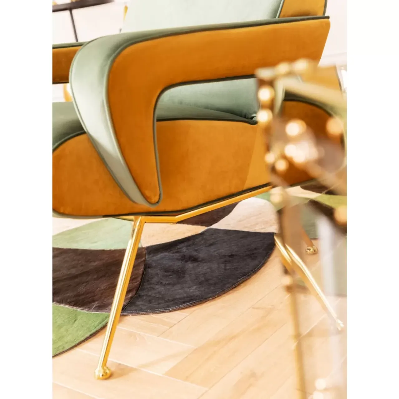 KARE Design Sessel-Sessel Luna High Grun