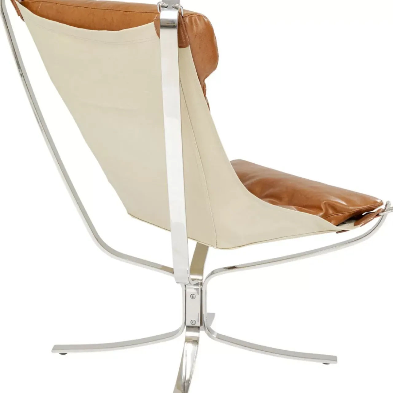 KARE Design Sessel-Sessel Mit Hocker Washington Braun