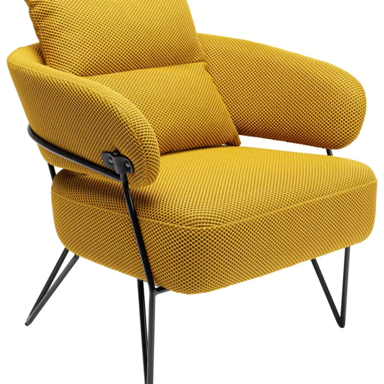 KARE Design Sessel-Sessel Peppo Gelb