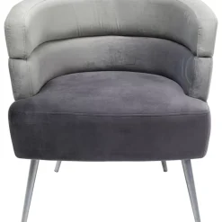 KARE Design Sessel-Sessel Sandwich Grau