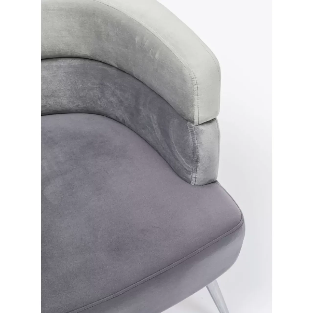 KARE Design Sessel-Sessel Sandwich Grau